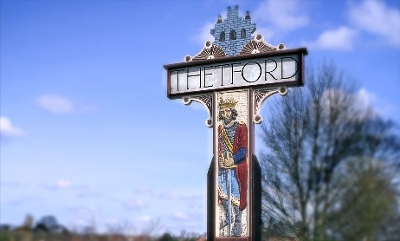 Thetford Town Sign