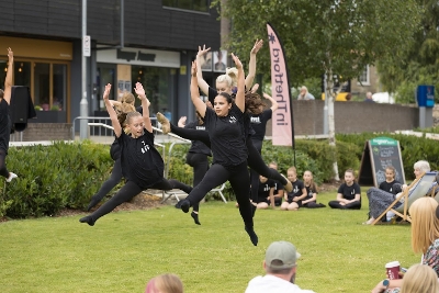 Dancing in the park